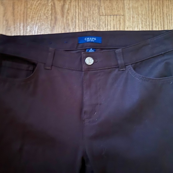 NEW! Ladies Dark Brown CHAPS Jeans - Size 4 - Picture 2 of 7